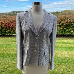 Talbots Silk Blend Tweed Blazer
